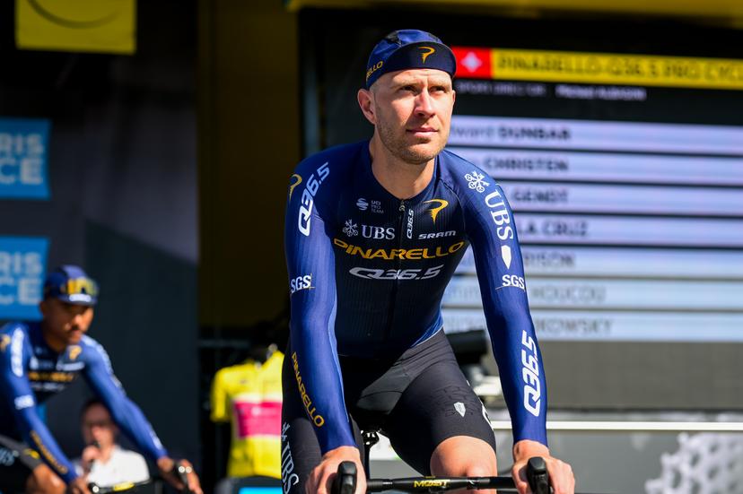 Belgian Frederik Frison of Pinarello-Q36.5 Pro Cycling Team pictured at the start of the second stage of 84th edition of the Paris-Nice cycling race, 187 km from Epone to Montargis, Monday 09 March 2026. BELGA PHOTO DAVID PINTENS