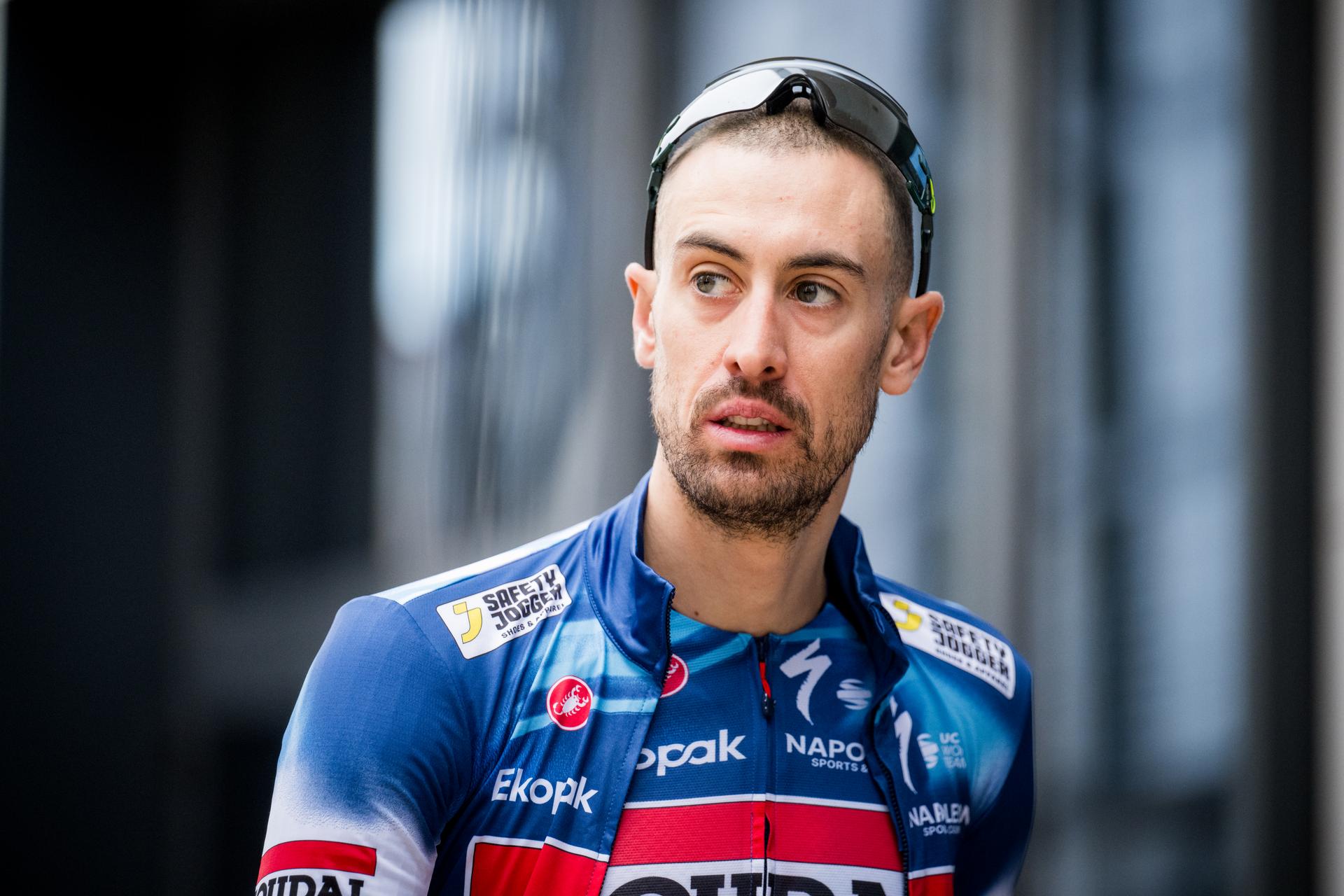 Italian Mattia Cattaneo of Soudal Quick-Step pictured during the media day of the Soudal Quick-Step cycling team in Calpe, Spain, Thursday 09 January 2025. BELGA PHOTO JASPER JACOBS
