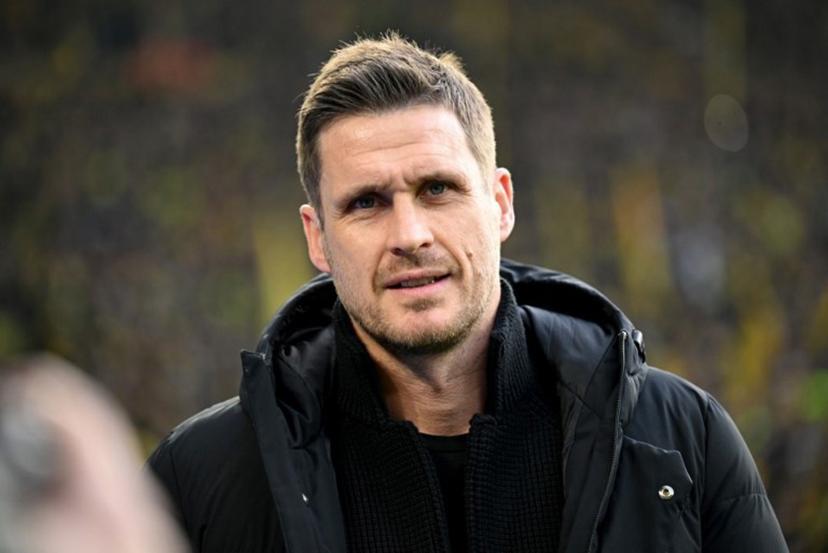 Dortmund's sporting director Sebastian Kehl is pictured prior to the German first division Bundesliga football match between BVB Borussia Dortmund and FC St Pauli in Dortmund, western Germany, on January 17, 2026.  INA FASSBENDER / AFP