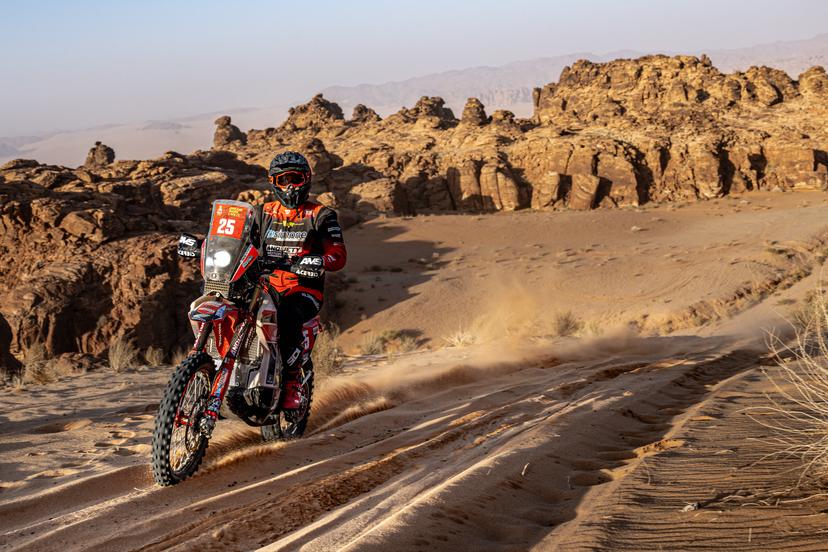 ATTENTION EDITORS - HAND OUT PICTURES - EDITORIAL USE ONLY - MANDATORY CREDIT: 'SIMON BAUCHAU'  Hand out picture released by Eric Dupain shows Jerome Martiny during stage 5 of the 2026 Dakar rally race in Ha'Il, Saudi Arabia on Thursday 08 January 2026.  *** Belga and Belga Editorial Board decline all responsibility regarding the content of this picture. *** PHOTO HAND OUT - SIMON BAUCHAU