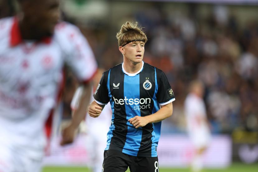Club's Tian Nai Koren pictured during a soccer match between Club Brugge KV and KV Kortrijk, Friday 7 August 2026 in Brugge, on day 1 of the 2026-2027 'Jupiler Pro League' first division of the Belgian championship. BELGA PHOTO BRUNO FAHY
