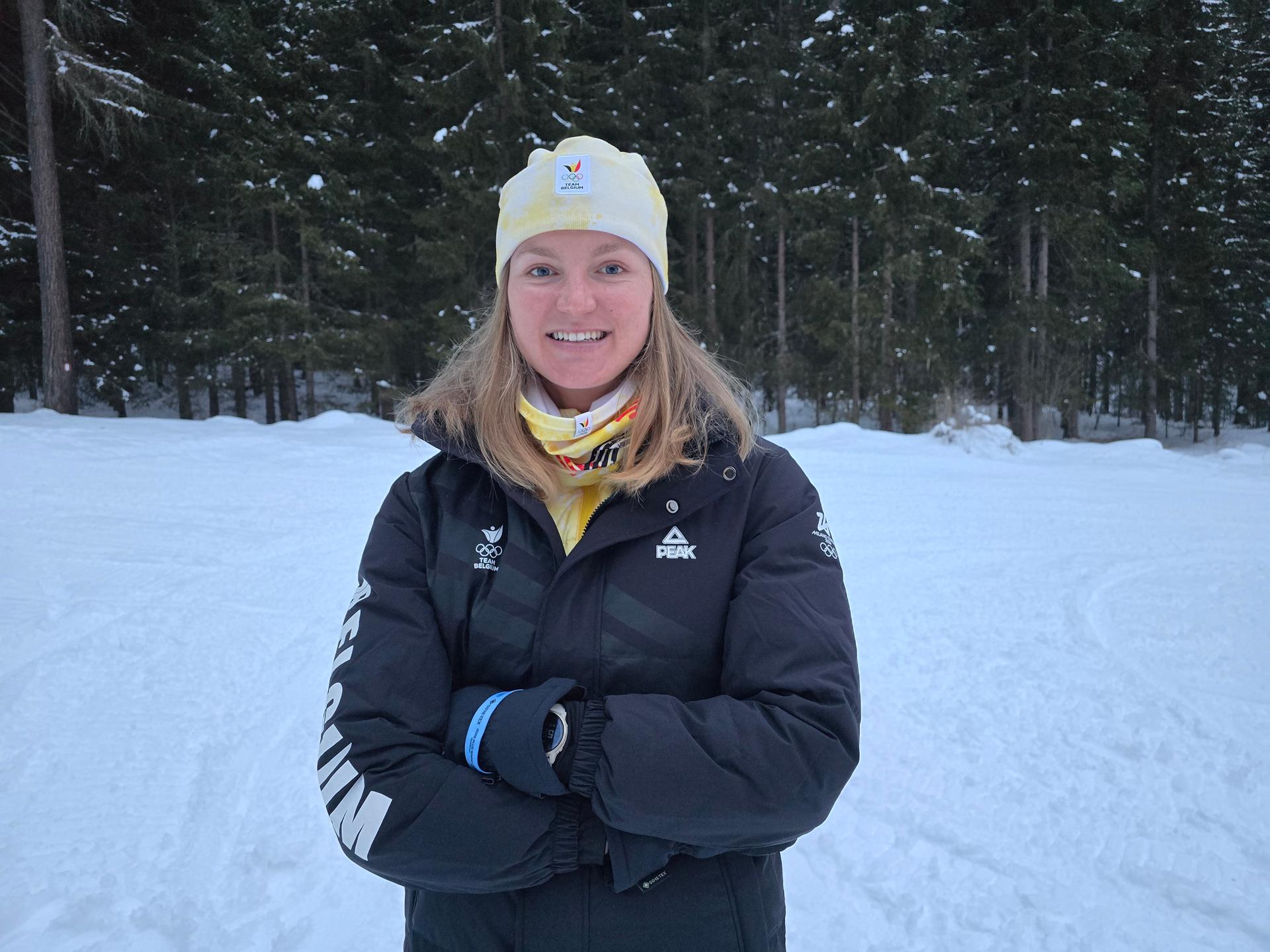 ATTENTION EDITORS - HANDOUT PICTURE - EDITORIAL USE ONLY - MANDATORY CREDIT COIB - BOIC - Belgian biathlete Maya Cloetens pictured in Anterselva ahead of the Milano Cortina 2026 Olympic Winter Games, on Thursday 05 February 2026, Italy. The XXV Winter Olympics take place from 6 to 22 February 2026 in Italy. PHOTO HAND OUT - BENJAMIN WERY -     Belga and Belga editorial board decline all responsability regarding the content of this picture.  -