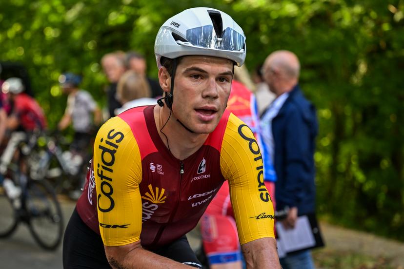 Belgian Milan Fretin of Cofidis is pictured after the one day cycling race Grand Prix de Wallonie 2026 (196,8 km), in Namur, on Wednesday 16 September 2026.  BELGA PHOTO DAVID PINTENS