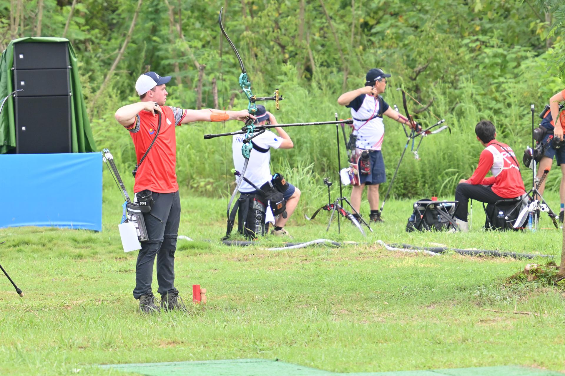 ATTENTION EDITORS - HANDOUT PICTURE - EDITORIAL USE ONLY - MANDATORY CREDIT BOIC - COIB   -  Archery - Men Field Recurve competition at the World Games 2025, in Chenghdu, China, on Monday 11 August 2025. This year, the World Games take place from 07 to 17 augustus. PHOTO HANDOUT BOIC - COIB
