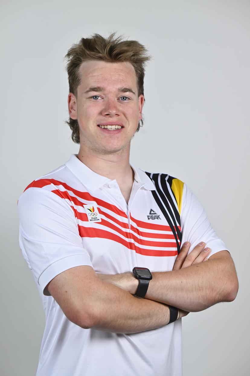Athlete Colin Freeling poses for the photographer during the annual training camp of Team Belgium (19-25/05), in Rio Maior, Portugal, Friday 23 May 2025. BELGA PHOTO ERIC LALMAND