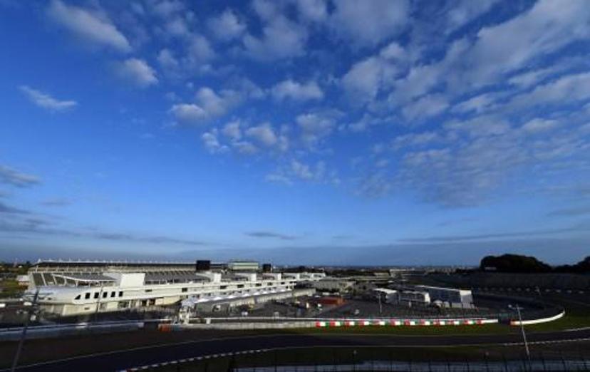 View of the Suzuka Circuit where Marussia driver Jules Bianchi of France crashed during the Formula One Japanese Grand Prix on October 5, in Suzuka on October 8, 2014. Horrifying footage has emerged showing the moment Jules Bianchi's speeding Formula One car smashed into a stationary tractor-crane, leaving him fighting for his life in a Japanese hospital with serious head injuries.      AFP PHOTO/Toru YAMANAKA