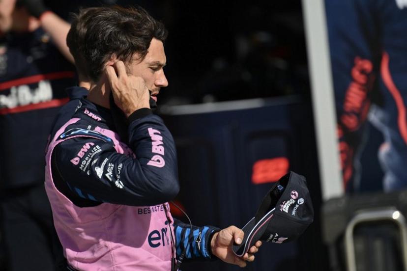 Alpine's French driver Pierre Gasly looks on in the pit during the qualifying session ahead of the Italian Formula One Grand Prix at the Autodromo Nazionale Monza circuit, in Monza, northern Italy, on September 6, 2025.  Marco BERTORELLO / POOL / AFP