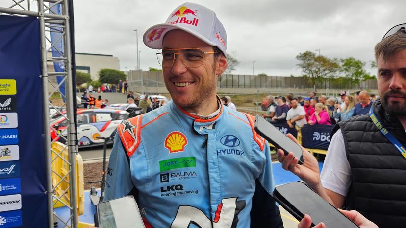 Belgian rally driver Thierry Neuville pictured during the second stage of the Islas Canarias Rally race, on Saturday 26 April 2025, in Las Palmas, Gran Canaria, Spain. BELGA PHOTO ERIC DUPAIN