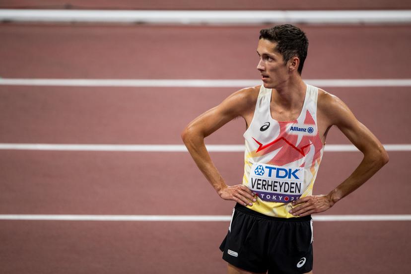 Belgian Ruben Verheyden the semi-finals of the 1500 men, at the World Athletics Championships in Tokyo, Japan, on Monday 15 September 2025. The outdoor Worlds are taking place from 13 to 21 September. BELGA PHOTO JASPER JACOBS