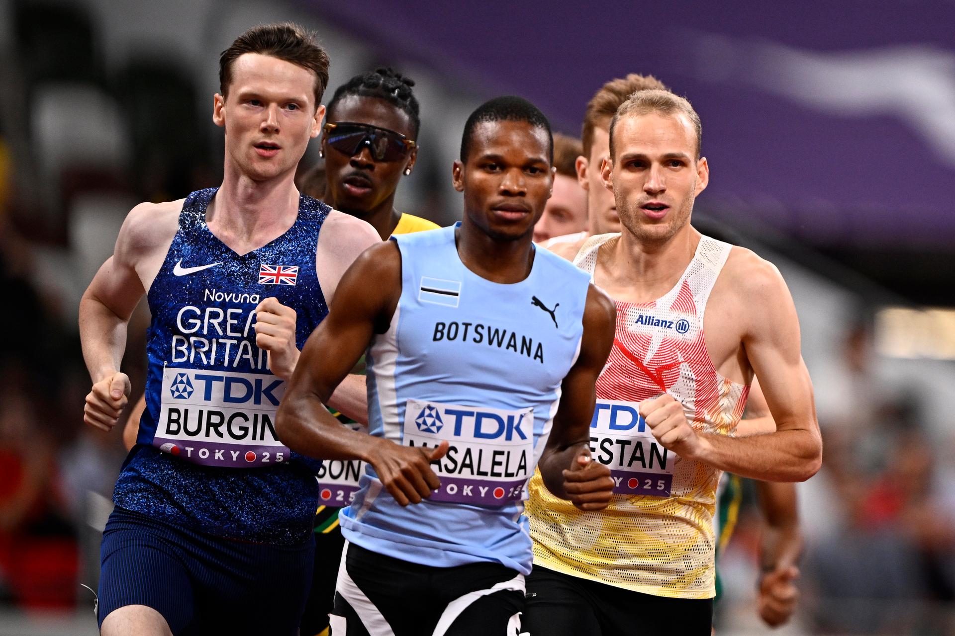 Belgian Eliott Crestan pictured in action during the 800m men heats, at the World Athletics Championships in Tokyo, Japan, on Tuesday 16 September 2025. The outdoor Worlds are taking place from 13 to 21 September. BELGA PHOTO JASPER JACOBS
