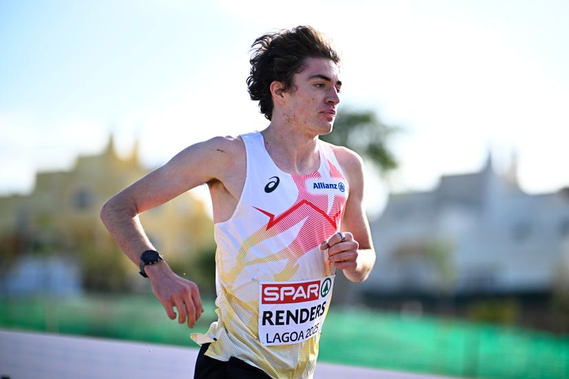 Belgian Willem Renders pictured in action during the Men U20 race at the 2025 SPAR European Cross Country Championships, in Lagoa, Portugal, Sunday 14 December 2025. BELGA PHOTO JASPER JACOBS