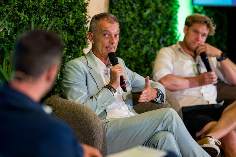 Pro League Sports director Dennis Hendrickx pictured during the launch of the 'Pitch Management Handbook' of the Pro League soccer organizaiton, Wednesday 03 September 2025 in Brussels. BELGA PHOTO JASPER JACOBS