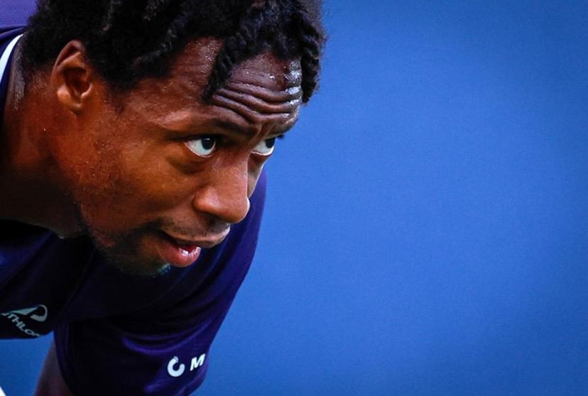 France's Gael Monfils looks on during his men's singles first round tennis match against Russia's Roman Safiullin on day three of the US Open tennis tournament at the USTA Billie Jean King National Tennis Center in New York City, on August 26, 2025.  Kena Betancur / AFP