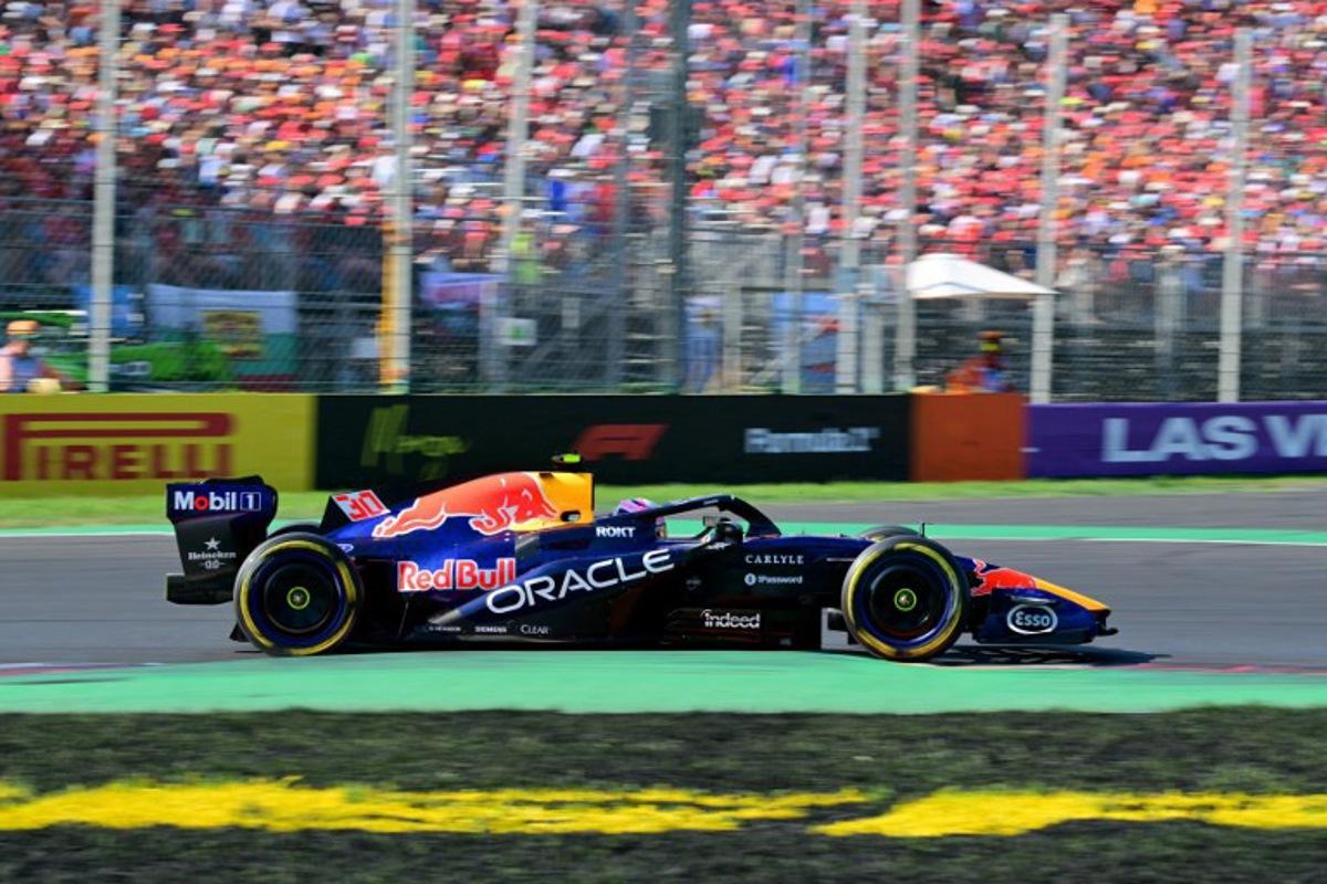 Red Bull Racing's New Zealand driver Liam Lawson competes during the Italian Formula One Grand Prix at the Autodromo Nazionale Monza circuit in Monza, northern Italy on September 6, 2026.  Andrej ISAKOVIC / AFP