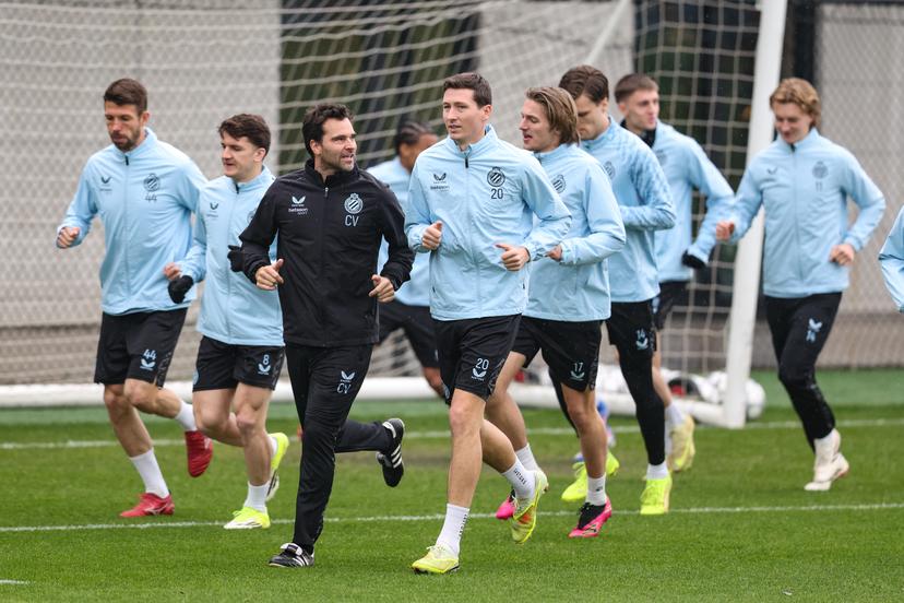 Club's Hans Vanaken pictured during a training session of Belgian soccer team Club Brugge KV, on Tuesday 27 January 2026 in Knokke-Heist. The team is preparing for tomorrow's game against French Olympique de Marseille, on day eight of the League phase of the UEFA Champions League tournament. BELGA PHOTO BRUNO FAHY