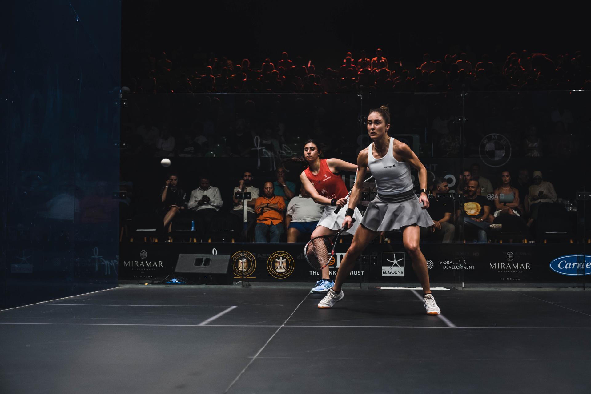 ATTENTION EDITORS - HANDOUT PICTURES - EDITORIAL USE WITH Nele Gilis ONLY - MANDATORY CREDIT SQUASH VLAANDEREN  Handout pictures released on Friday 02 June 2023, by Squash Vlaanderen shows Belgian Squash athlete Nele Gilis, who won the semi-final of the El Gouna International squash tournament. After this win, Gilis will play the final against the Egyptian Nouran Gohar.  *** Belga and Belga Editorial Board decline all responsibility regarding the content of this picture. *** BELGA PHOTO HAND OUT SQUASH VLAANDEREN