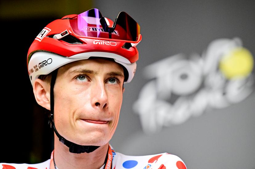 Danish Jonas Vingegaard Hansen of Team Visma-Lease a Bike pictured ahead of the stage 20 of the 2025 Tour de France cycling race, from Nantua to Montpellier (185km), on Saturday 26 July 2025 in France. The 112th edition of the Tour de France starts on Saturday 5 July in Lille, France, and will finish in Paris, France on the 27th of July. BELGA PHOTO DIRK WAEM