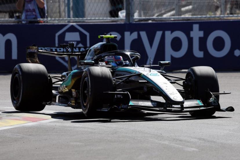 Mercedes' Italian driver Kimi Antonelli competes in the Spanish Formula One Grand Prix at the Madring circuit on September 13, 2026 in Madrid.  Pierre-Philippe MARCOU / AFP