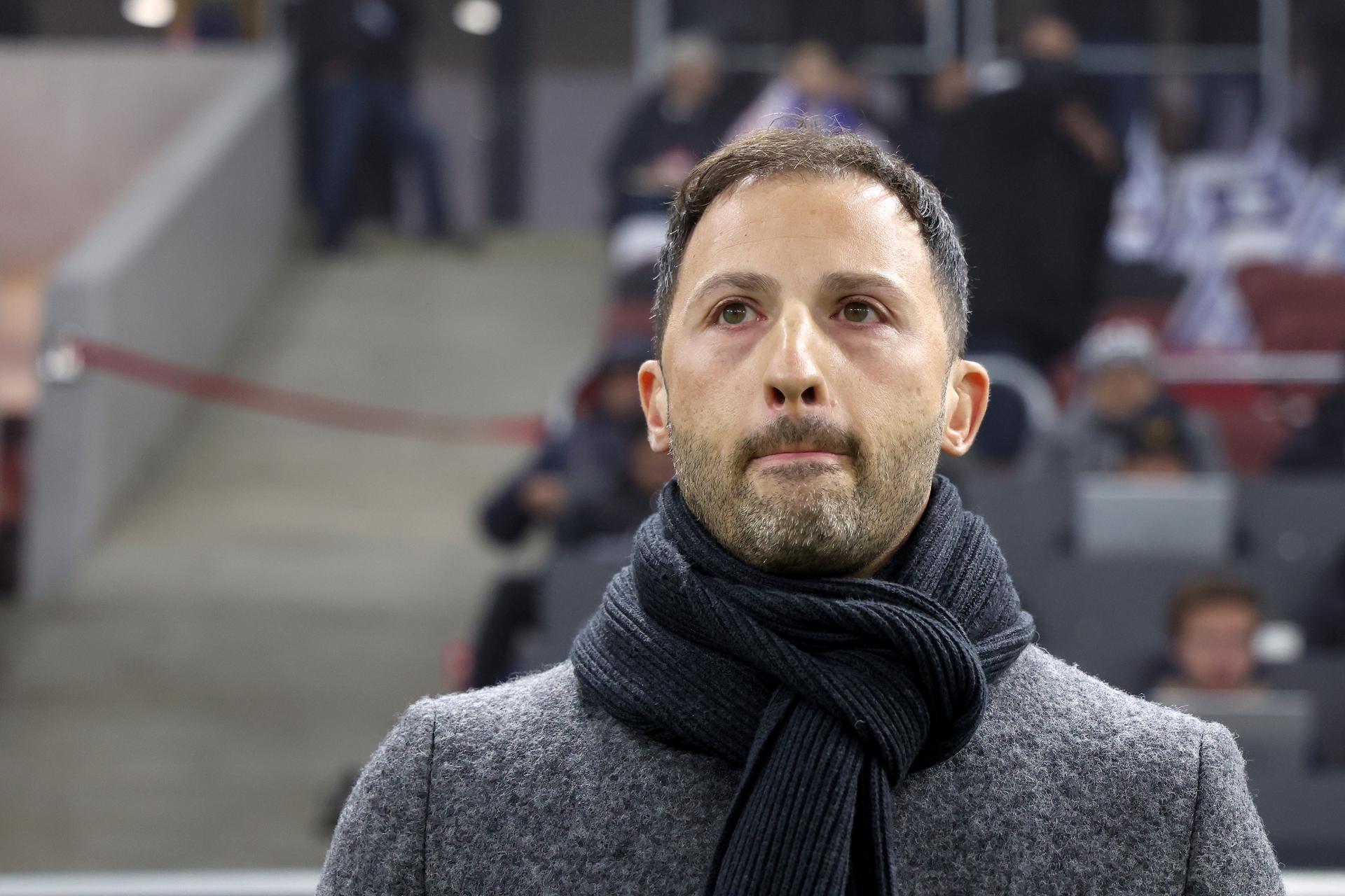 Belgium Head Coach Domenico Tedesco UEFA Nations League League phase Matchday 6 match between Israel and Belgium at Bozsnik Arena in Budapest, Hungary on November 17, 2024. Photo: Matija Habljak/PIXSELL BENELUX ONLY