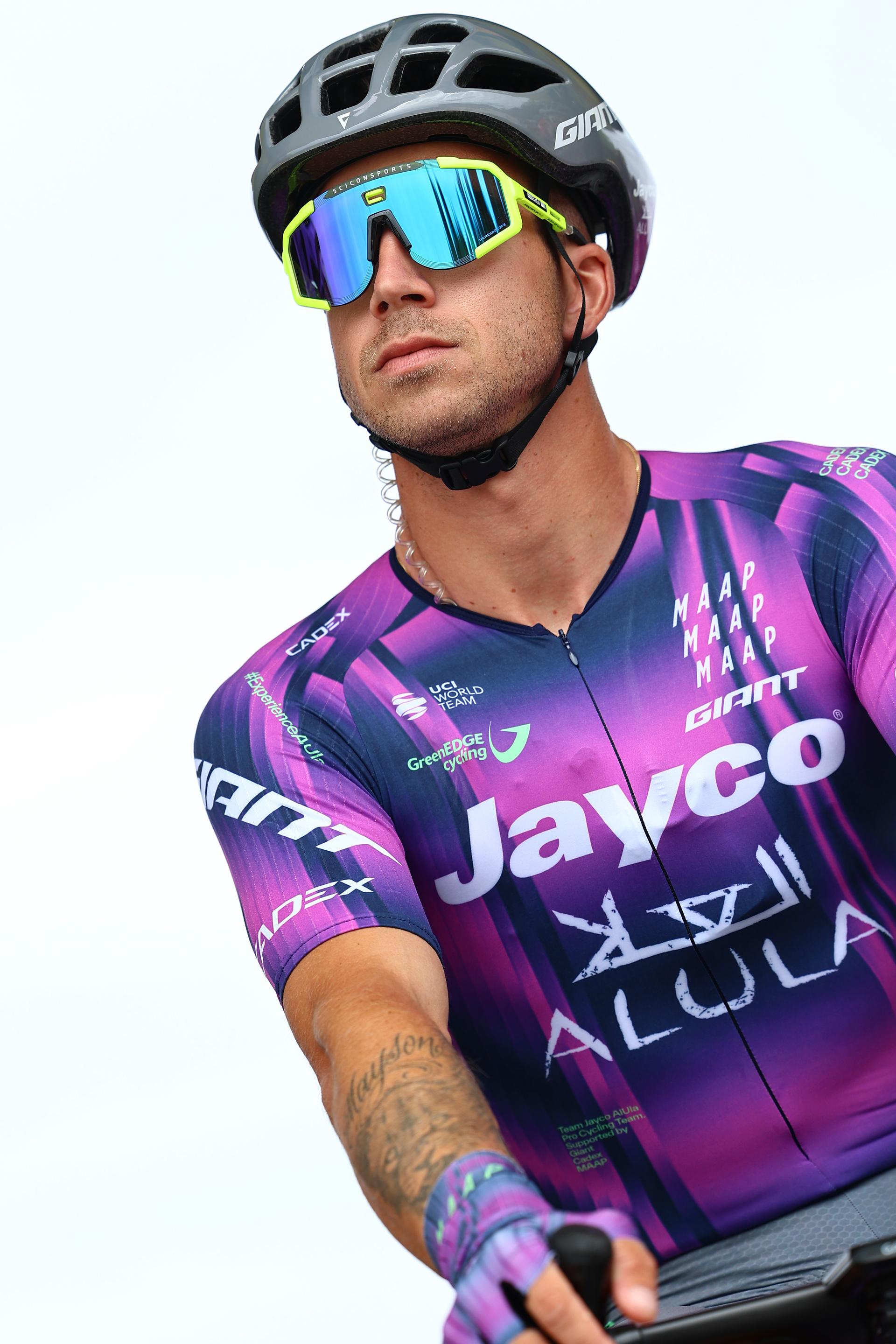 Dutch Dylan Groenewegen of Team Jayco AIUIa pictured ahead of the first stage, Lille Metropole to Lille Metropole (185 km), of the 2025 Tour de France cycling race, in Lille, France, on Saturday 05 July 2025. The 112th edition of the Tour de France starts on Saturday 5 July in Lille, France, and will finish in Paris, France on the 27th of July. BELGA PHOTO DAVID PINTENS