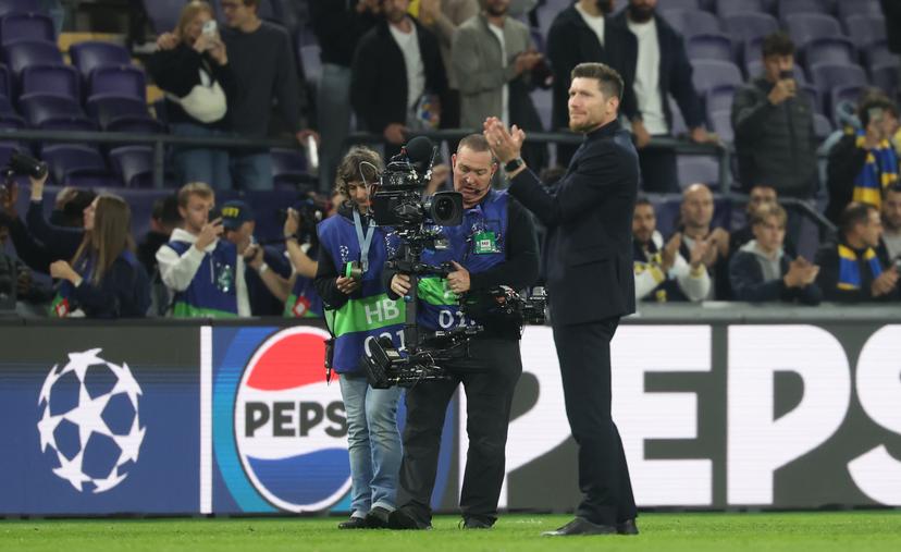 Union's head coach Sebastien Pocognoli pictured after a game between Belgian soccer team Royale Union Saint-Gilloise and English team Newcastle United FC, in Brussels, on Wednesday 01 October 2025, on the second day of the League phase of the UEFA Champions League tournament. BELGA PHOTO VIRGINIE LEFOUR