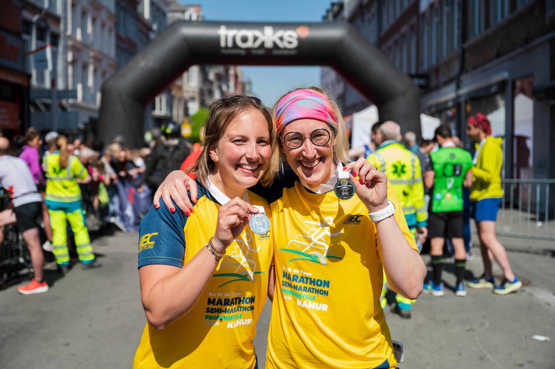 Illustration picture shows the Namur Marathon & Semi-marathon, Sunday 24 April 2022, in Namur. BELGA PHOTO MAXIME ASSELBERGHS