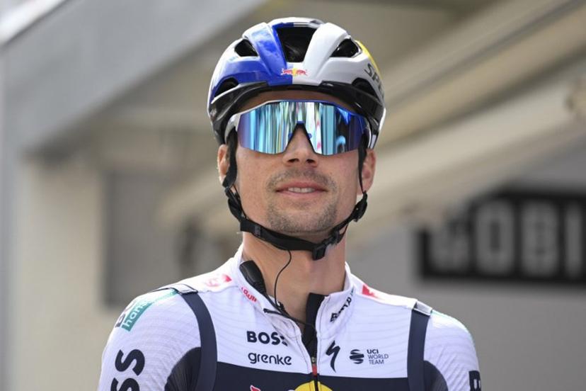 Team Bora's Slovenian Primoz Roglic looks on prior the start of the first stage of the 2025 Volta a Catalonya cycling tour of Catalonya, a 178,3 km loop starting and finishing in Sant Feliu de Guixols, on March 24, 2025.  Josep LAGO / AFP