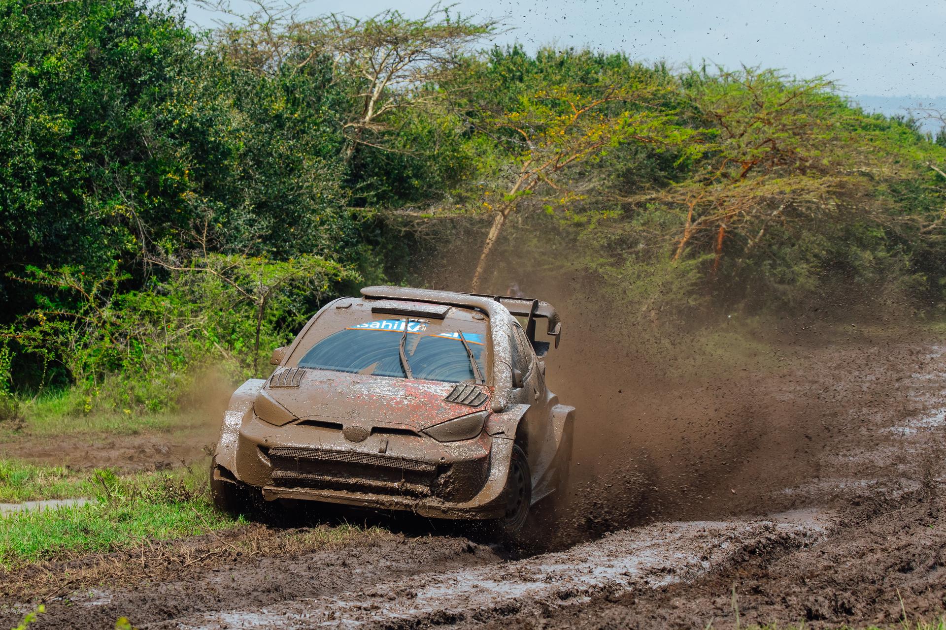 ATTENTION EDITORS - HANDOUT PICTURES - EDITORIAL USE ONLY - MANDATORY CREDIT 'TOYOTA GAZOO RACING'   This handout picture distributed on Saturday 14 March 2026 by Toyota Gazoo Racing shows Takamoto Katsuta and Aaron Johnston during stage 3 of the Safari Rally, stage 3 of the WRC 2026, in Naivasha, Kenya.   Belga and Belga editorial board decline all responsability regarding the content of this picture. PHOTO HANDOUT TOYOTA GAZOO RACING