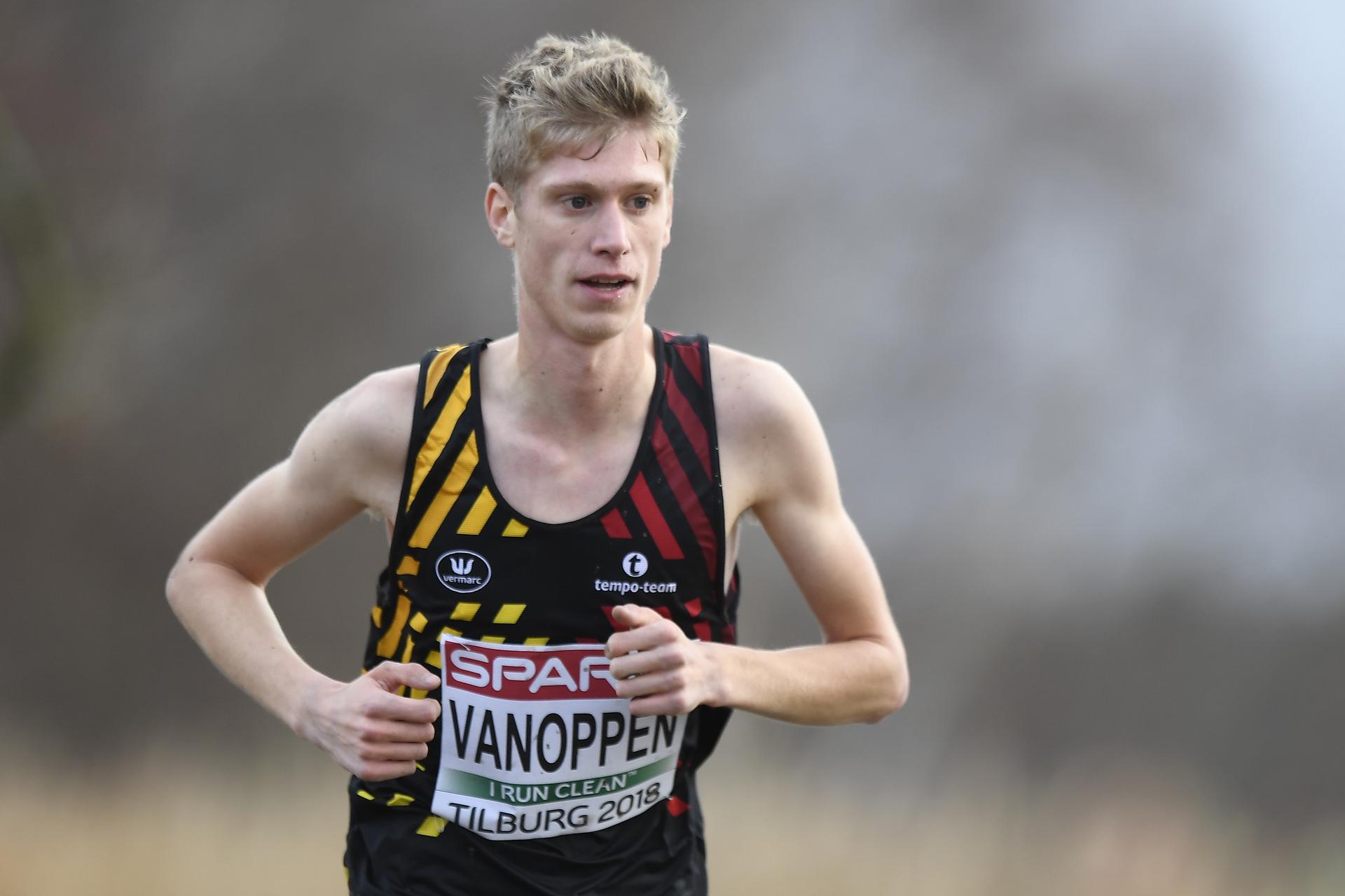 Belgian Thomas Vanoppen pictured in action during the U20 men race at the European Cross Country Championships, Sunday 09 December 2018, in Tilburg, The Netherlands. BELGA PHOTO JASPER JACOBS