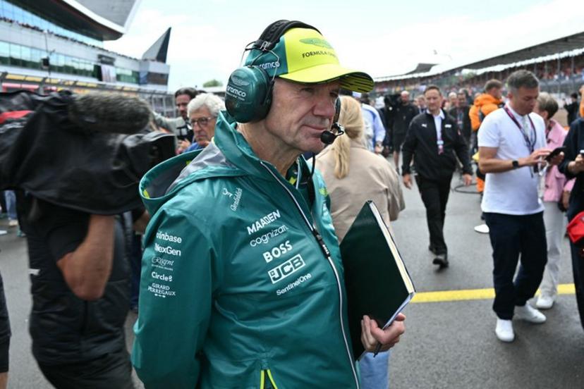 Aston Martin's Managing Technical Partner Adrian Newey ahead of the Formula One British Grand Prix at the Silverstone motor racing circuit in Silverstone, central England, on July 6, 2025.  Andrej ISAKOVIC / AFP