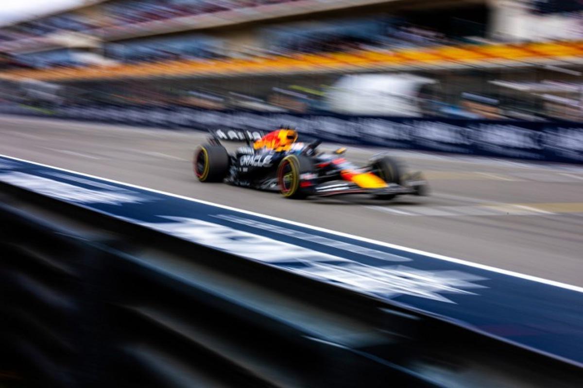 Red Bull Racing's Dutch driver Max Verstappen races during the United States Formula One Sprint at the Circuit of the Americas in Austin, Texas, on October 18, 2025. Jim WATSON / AFP