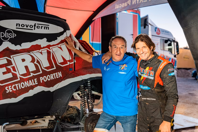 ATTENTION EDITORS - HANDOUT PICTURES - EDITORIAL USE ONLY MANDATORY CREDIT: 'ROBI MERTENS - FERYN DAKAR SPORT' This handout picture, released by Eric dupain shows Pascal Feryn and Koen Wauters during the Fenix Rally in Douz, Tunisia on Monday 26 October 2026. - Belga and Belga editorial board decline all responsability regarding the content of this picture. PHOTO HANDOUT Hyundai Motorsport