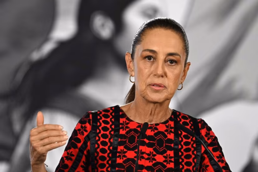 Mexico's President Claudia Sheinbaum speaks during her daily press conference at Palacio Nacional in Mexico City on June 10, 2026. Yuri CORTEZ / AFP