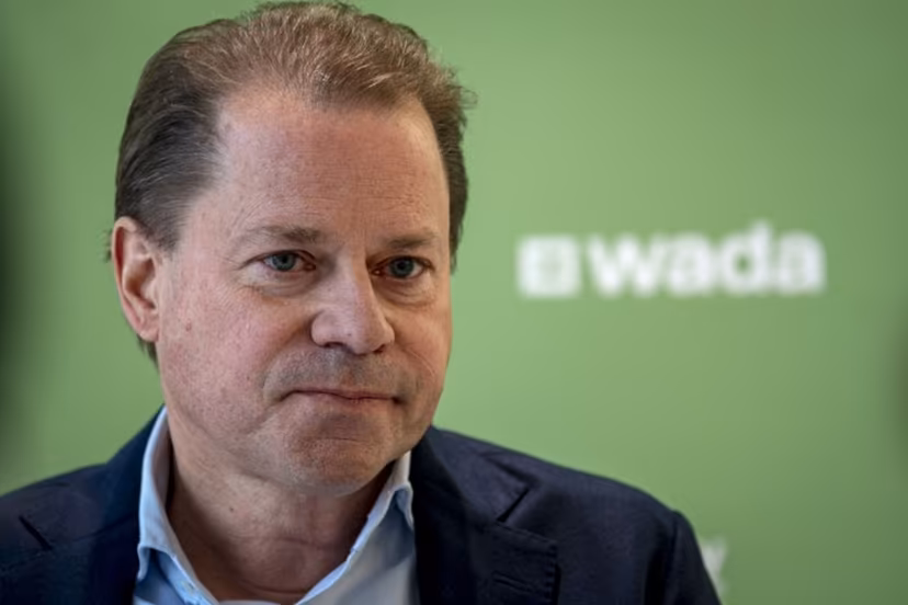 Olivier Niggli, Director General of the World Antid-Doping Agency (WADA), during an interview at the WADA offices in Montreal, Canada, on December 12, 2024. ANDREJ IVANOV / AFP