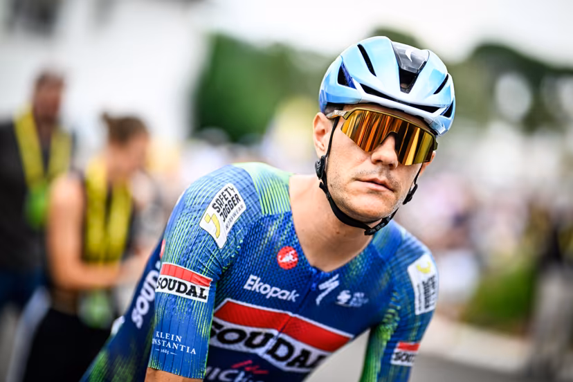 Belgian Jasper Stuyven of Soudal Quick-Step pictured at the start of stage 7 of the 2026 Tour de France cycling race, a stage of 175km from Hagetmau to Bordeaux, on Friday 10 July 2026. The 113th edition of the Tour de France starts on Saturday 4 July in Barcelona, Spain, and will finish in Paris, France on the 26th of July. BELGA PHOTO JASPER JACOBS