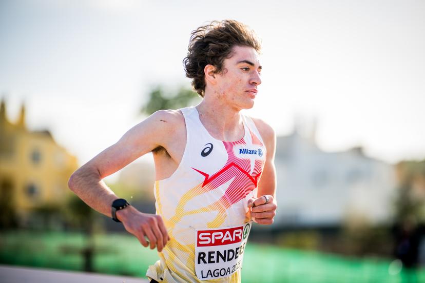 Belgian Willem Renders pictured in action during the Men U20 race at the 2025 SPAR European Cross Country Championships, in Lagoa, Portugal, Sunday 14 December 2025. BELGA PHOTO JASPER JACOBS