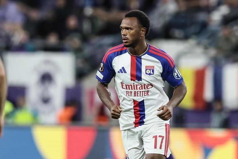 Lyon's Lois Openda is pictured during a soccer game between Belgian RSC Anderlecht and French Olympique Lyonnais, Wednesday 16 September 2026 in Brussels, on the first day (out of 8) of the league phase of the UEFA Europa League tournament. BELGA PHOTO BRUNO FAHY