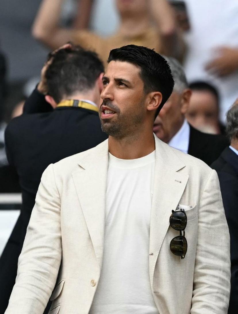 Former German football player Sami Khedira attends during the FIFA Club World Cup 2025 Group H football match between Spain's Real Madrid and Saudi's Al-Hilal at the Hard Rock stadium in Miami on June 18, 2025. PATRICIA DE MELO MOREIRA / AFP