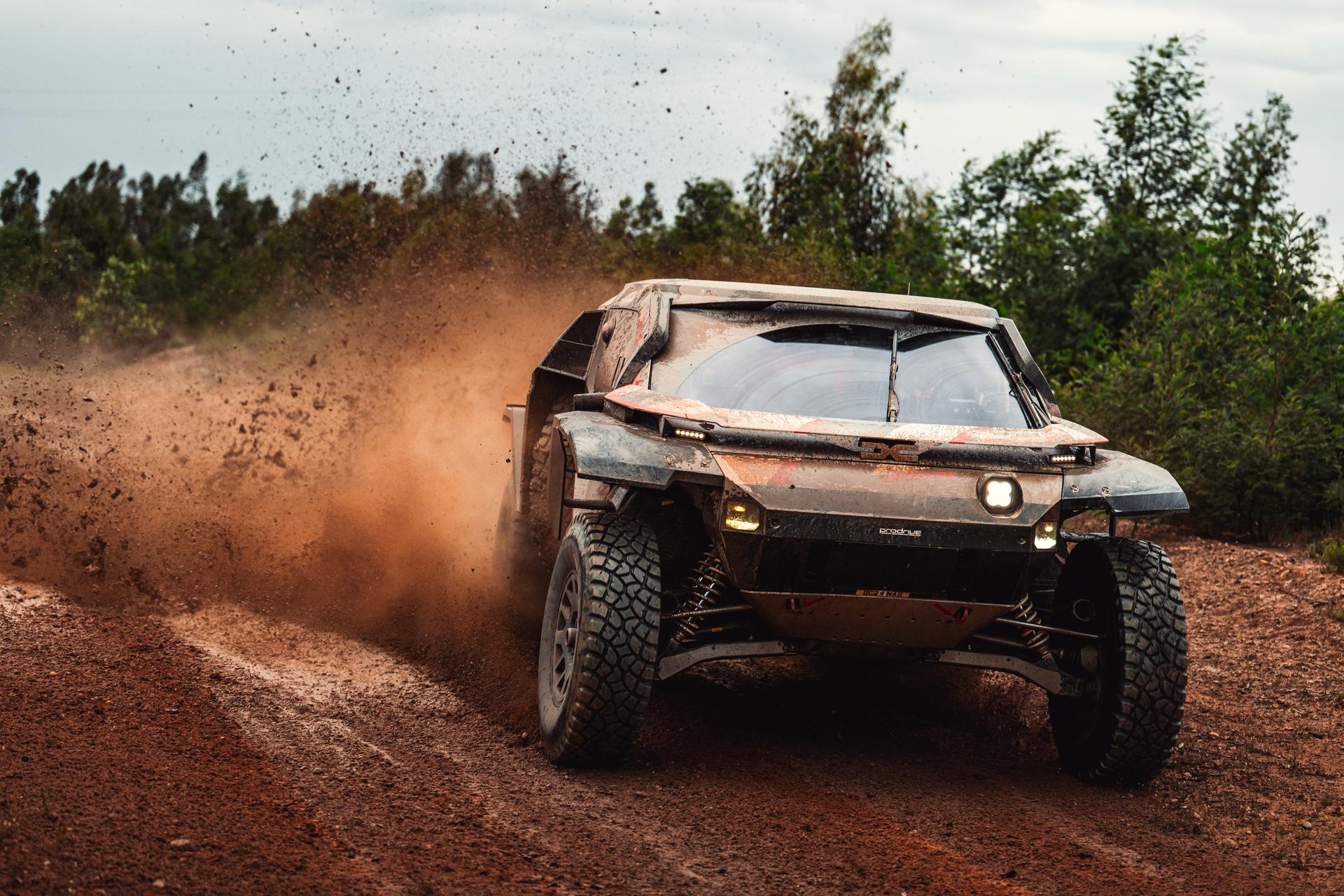 ATTENTION EDITORS - HAND OUT PICTURES - EDITORIAL USE ONLY - MANDATORY CREDIT 'DACIA SANDRIDERS' This handout picture, distributed by Eric Dupain, shows Nasser Al-Attiyah ¿ Fabien Lurquin during the second stage of the Portugal Rally Raid, stage 4 of the FIA FIM World Rally-Raid Championship, in Badajoz, Portugal, on Wednesday 18 March 2026. PHOTO HANDOUT HANDOUT DACIA SANDRIDERS *** Belga and Belga Editorial Board decline all responsibility regarding the content of this picture. ***