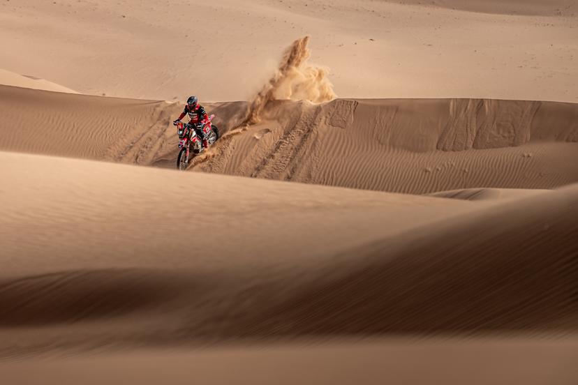 ATTENTION EDITORS - HAND OUT PICTURES - EDITORIAL USE ONLY - MANDATORY CREDIT: 'SIMON BAUCHAU' Hand out picture released by Eric Dupain shows Jerome Martiny during stage 7 of the 2026 Dakar rally race in Wadi Ad Dawasir, Saudi Arabia on Tuesday 13 January 2026. *** Belga and Belga Editorial Board decline all responsibility regarding the content of this picture. *** PHOTO HAND OUT - SIMON BAUCHAU