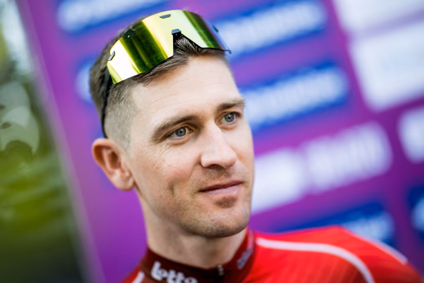 Belgian Toon Aerts of Lotto-Intermarche pictured during the team presentation ahead of the Baloise Belgium Tour cycling race, in Scherpenheuvel-Zichem, Tuesday 16 June 2026. The Baloise Belgium Tour takes place from 17 to 21 June. BELGA PHOTO JASPER JACOBS