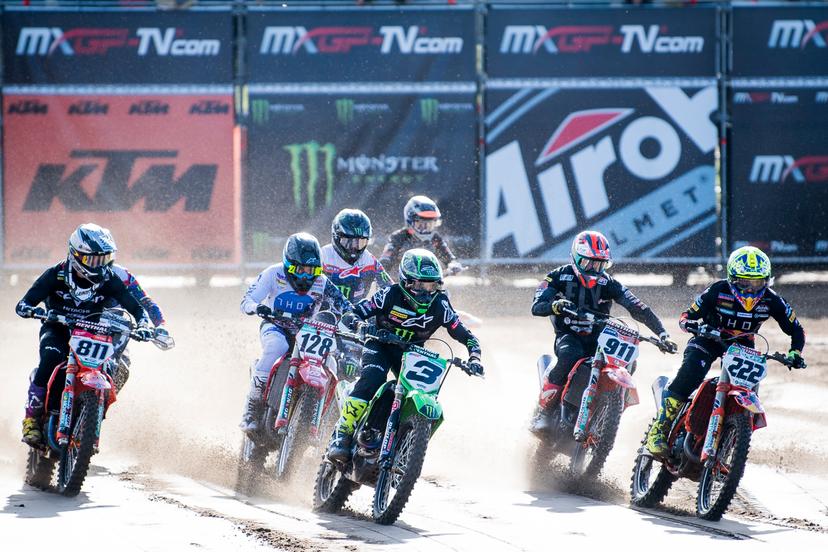 Illustration picture shows the start of the motocross MXGP Grand Prix, 14th (out of 18) race of the FIM Motocross World Championship, Wednesday 21 October 2020 in Lommel. BELGA PHOTO JASPER JACOBS