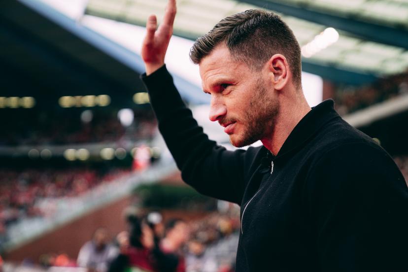 ATTENTION EDITORS - HAND OUT PICTURES - EDITORIAL USE ONLY - MANDATORY CREDIT MANDATORY CREDIT KBVB - URBSFA - BELGIAN FA Hand out picture released on Monday 09 June 2025, by the Belgian Royal Football Association showing a tribute to former Red Devil Jan Vertonghen before a soccer game between Belgian national team Red Devils and Wales, Monday 09 June 2025 in Bussels, the second (out of 8) qualification games for the World Cup 2026. BELGA PHOTO HAND OUT KBVB-URBSFA *** Belga and Belga Editorial Board decline all responsibility regarding the content of this picture. *** PHOTO HAND OUT KBVB-URBSFA