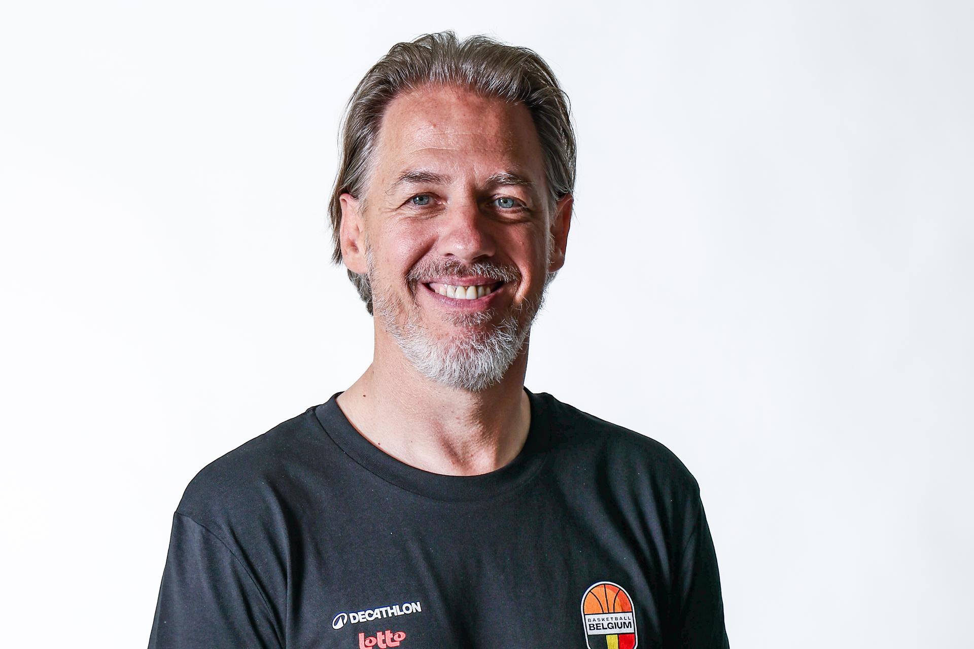 Sports manager Jacques Stas poses for the photographer during the Media Day of the Belgian national men team 'the Belgian Lions', in Brussels, on Monday 21 July 2025. BELGA PHOTO BRUNO FAHY