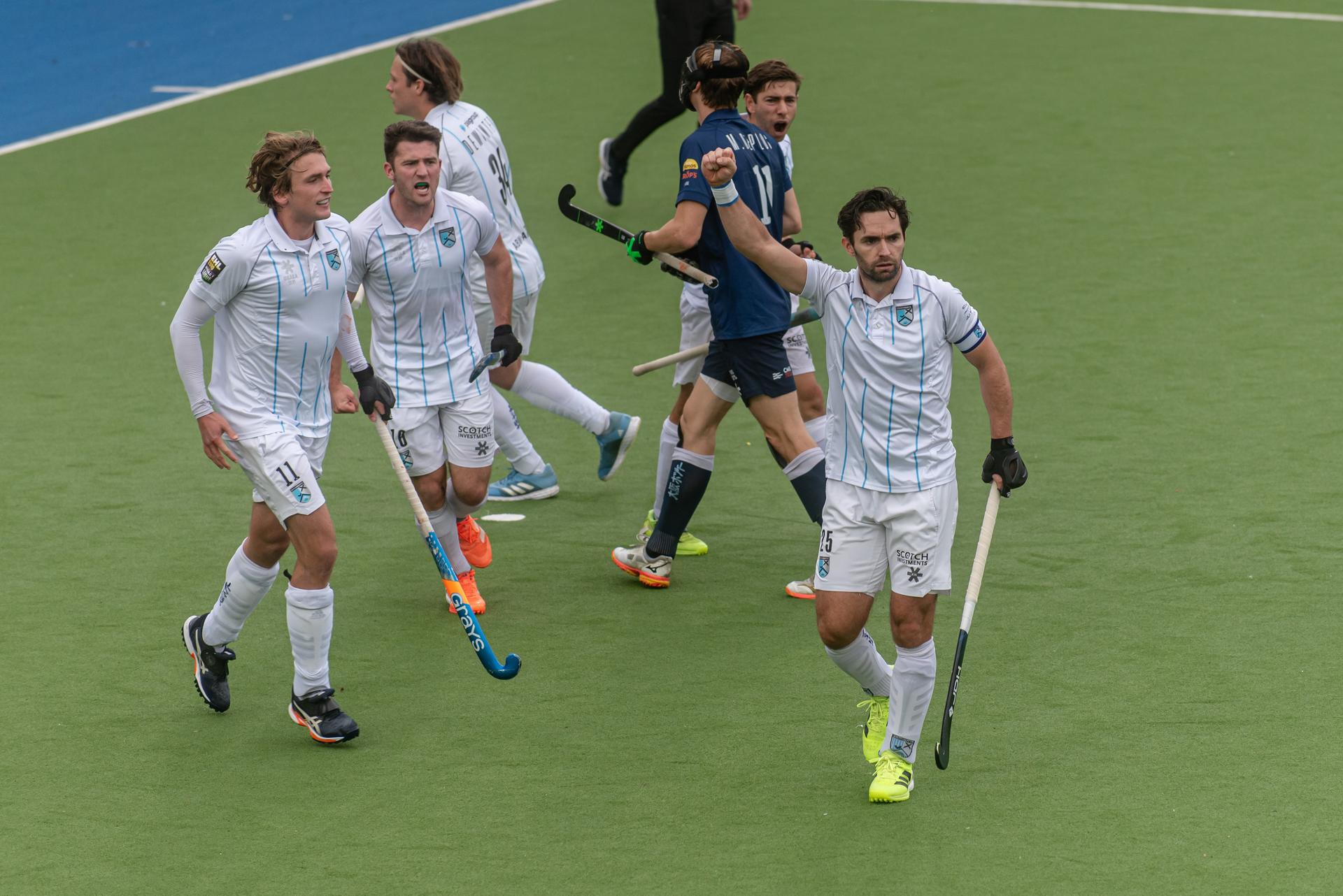 a hockey game between Braxgata and Gantoise, Sunday 19 October 2025 in Boom, on day 8 of the Belgian Women Hockey League season 2025-2026. BELGA PHOTO JONAS ROOSENS