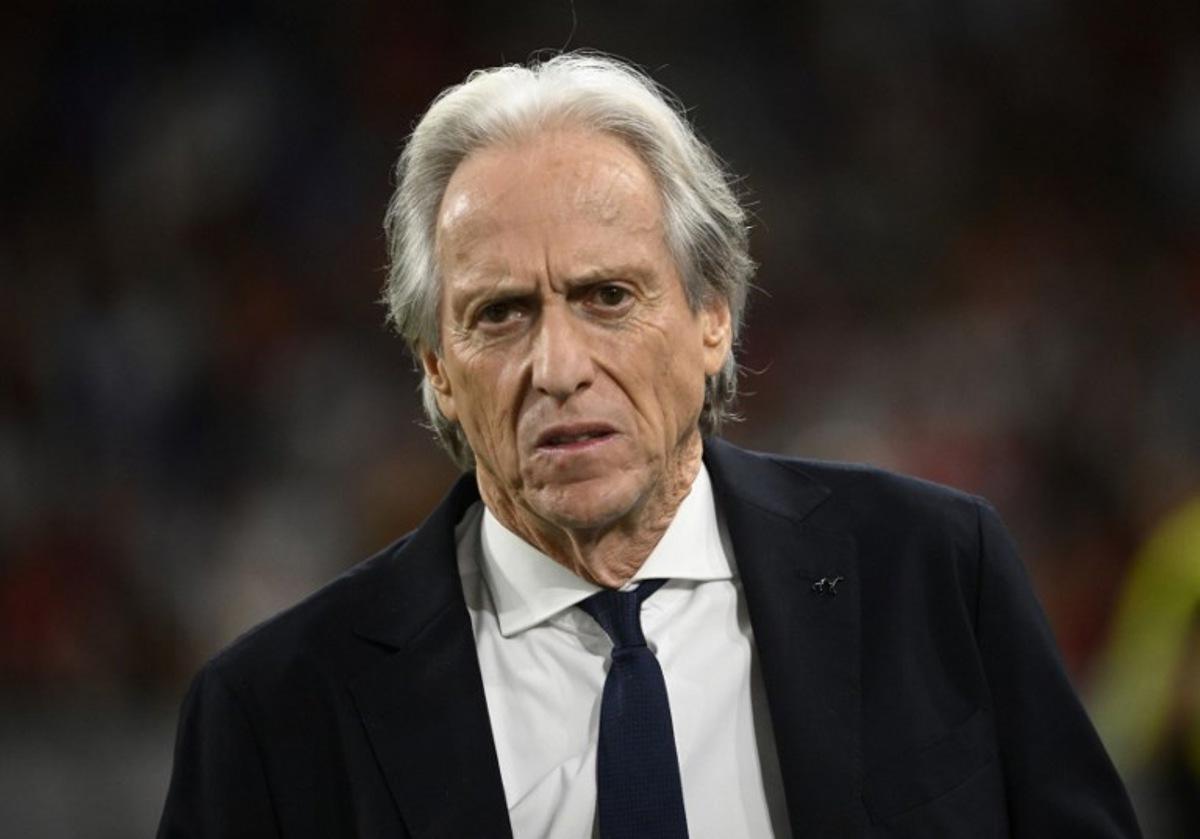 Portugal's coach Jorge Jesus looks on prior the UEFA Nations League Group 4 football match between Portugal and Norway at Dragao stadium in Porto on October 3, 2026. Miguel RIOPA / AFP