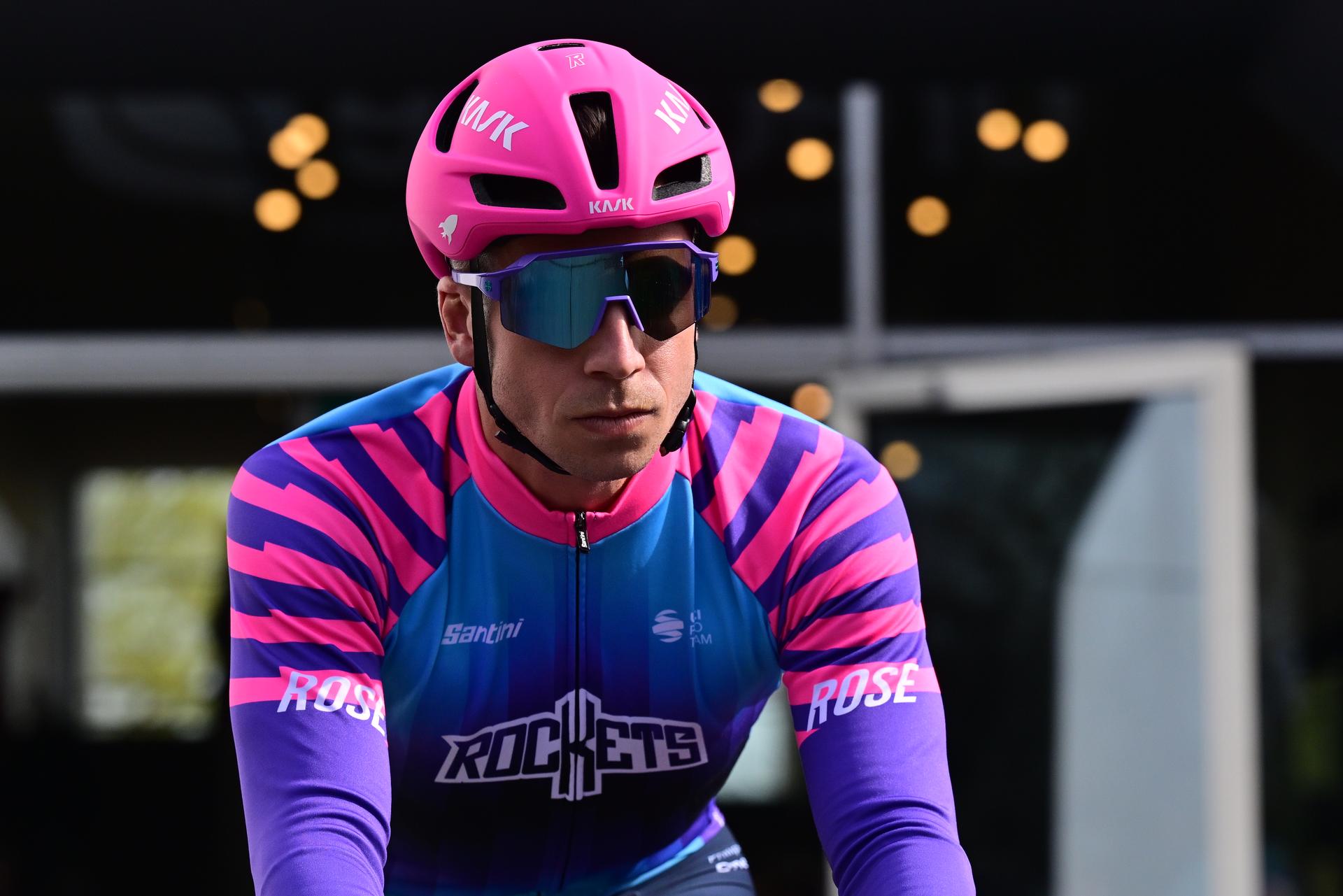 Dutch Dylan Groenewegen of Unibet Rose Rockets and pictured before the start of the 'Bredene Koksijde Classic' one day cycling race, 203,4 km from Bredene to Koksijde, on Friday 20 March 2026. BELGA PHOTO DIRK WAEM