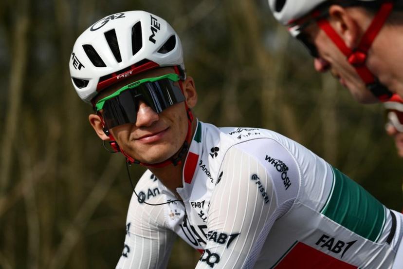 UAE Team Emirates XRG's Mexican rider Isaac Del Toro during the Milan - Sanremo one-day classic cycling race, on March 21, 2026. Marco BERTORELLO / AFP