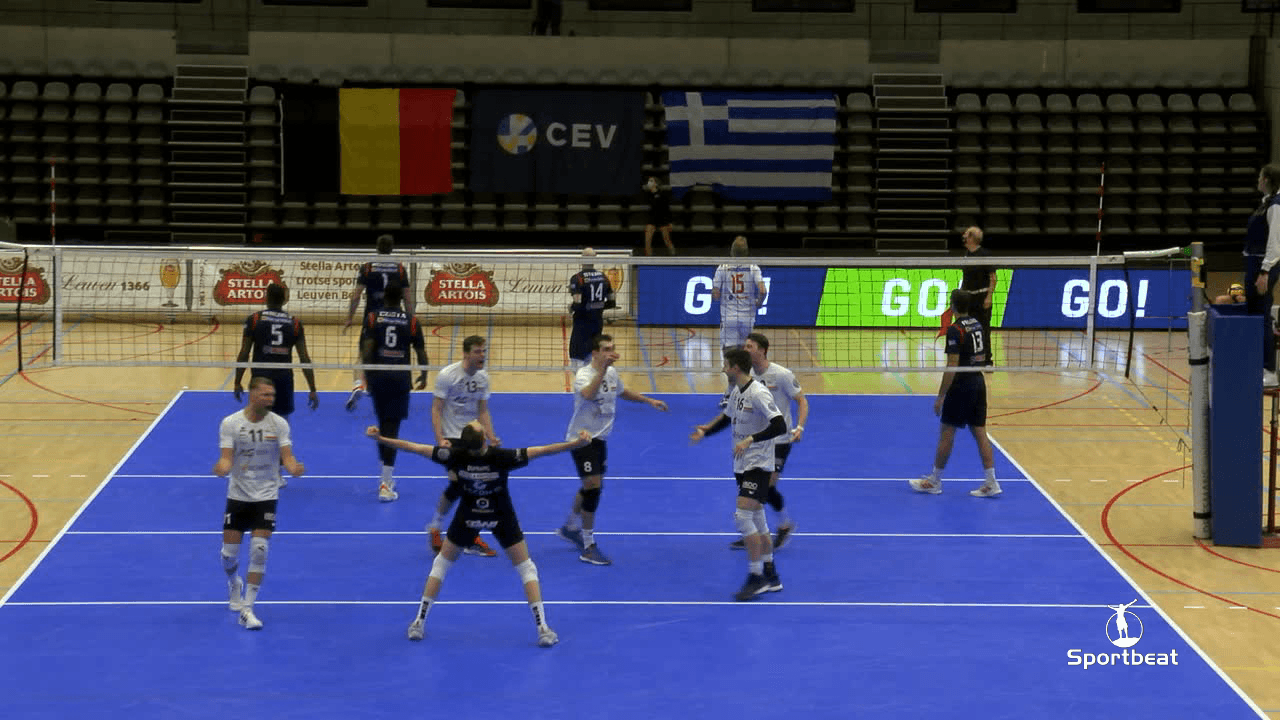 Bekijk hier het slot van elke set Volley haasrode Leuven vs Syros 3 0 CEV CUP