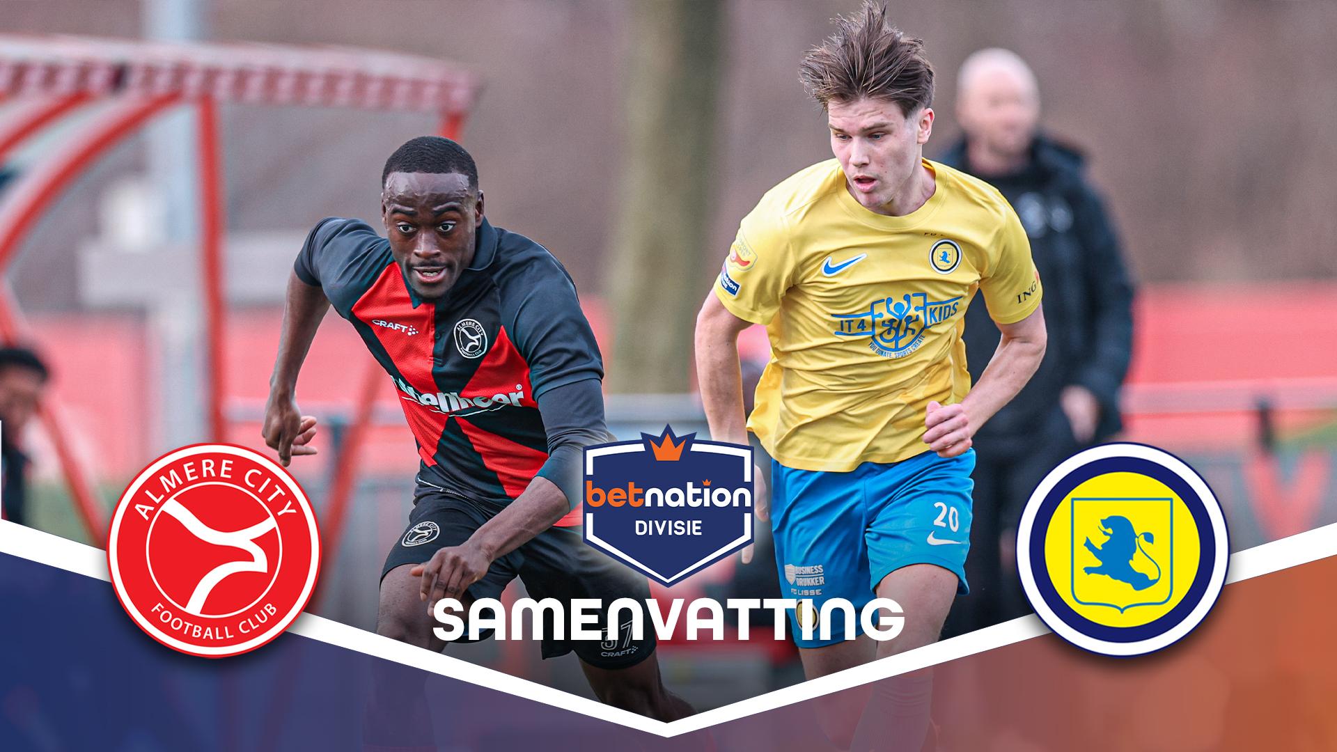 GIGANTISCH PAK SLAAG voor LISSE | Jong Almere City vs. FC Lisse | Betnation Divisie 23/24